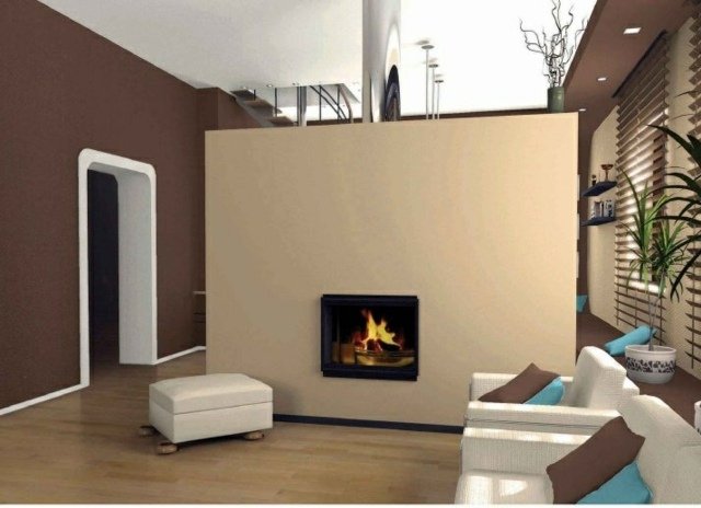 Dodatočný nábytok na stenu-svetlé tóny-čokoláda-hnedá-čierna-hnedá koža