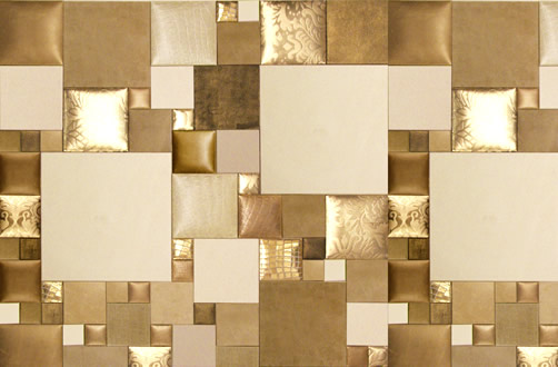 obklady na stenu koža od studioart béžová obkladačky koža z béžovej farby studioart