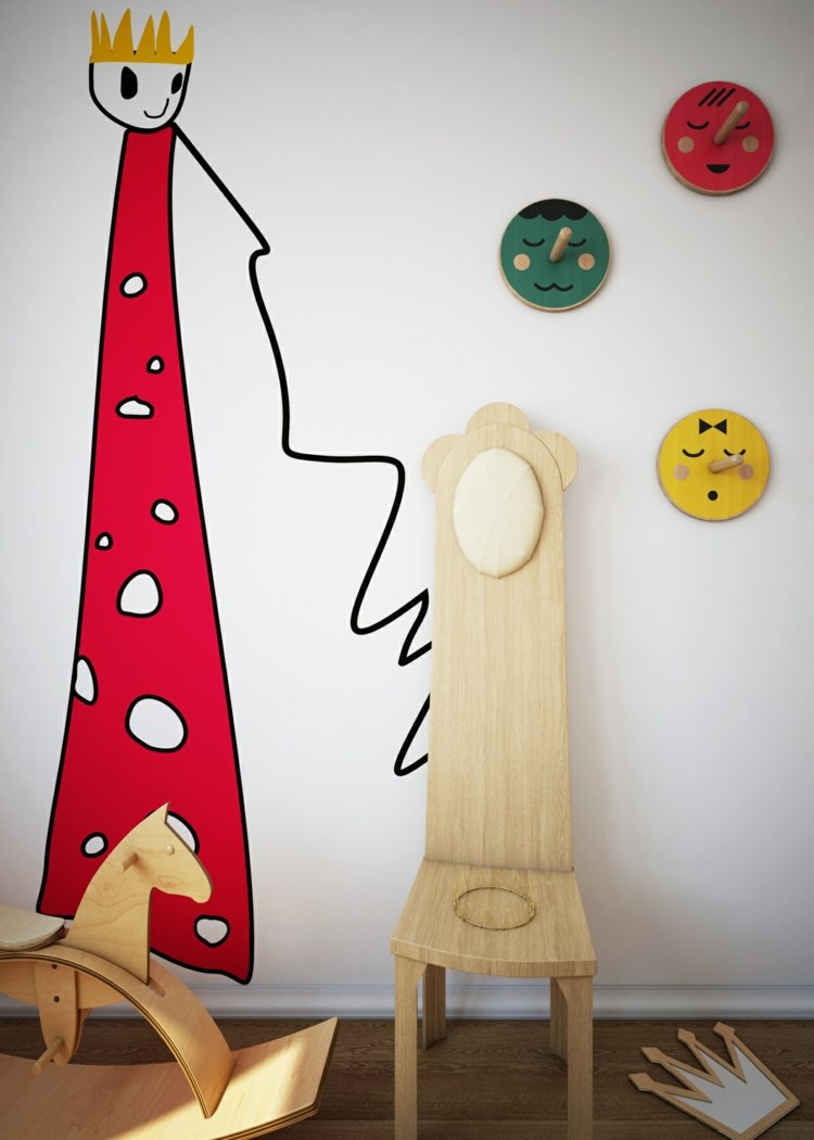 Samolepky na stenu detská izba nápadité nápady farebné kreatívne