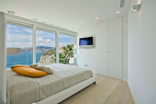 Samolepky na stenu do spálne nápady na fotografické steny Villa Mallorca Samolepky na stenu nápady na stenu foto pohľad na Mallorcu