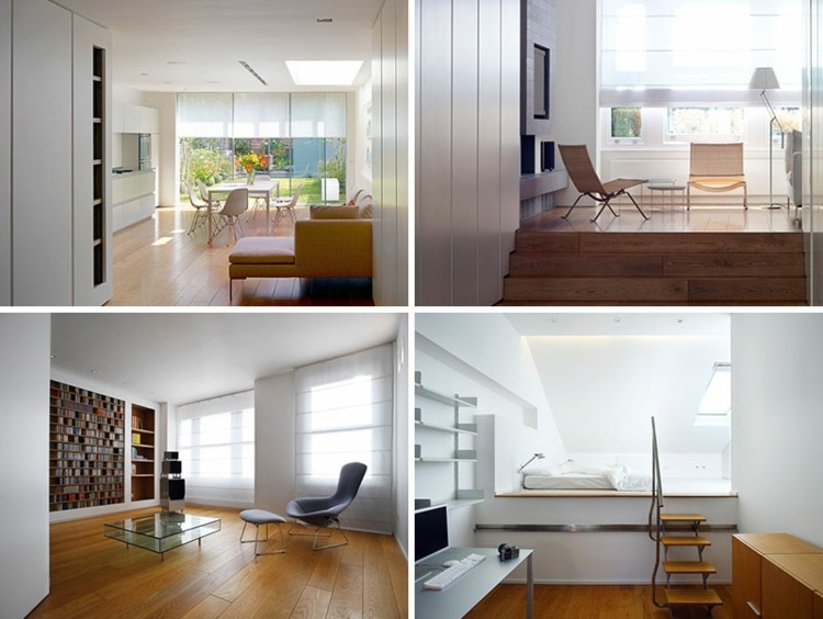 dizajn steny v bielom dome-obývacia izba-spálňa-obývačka-1