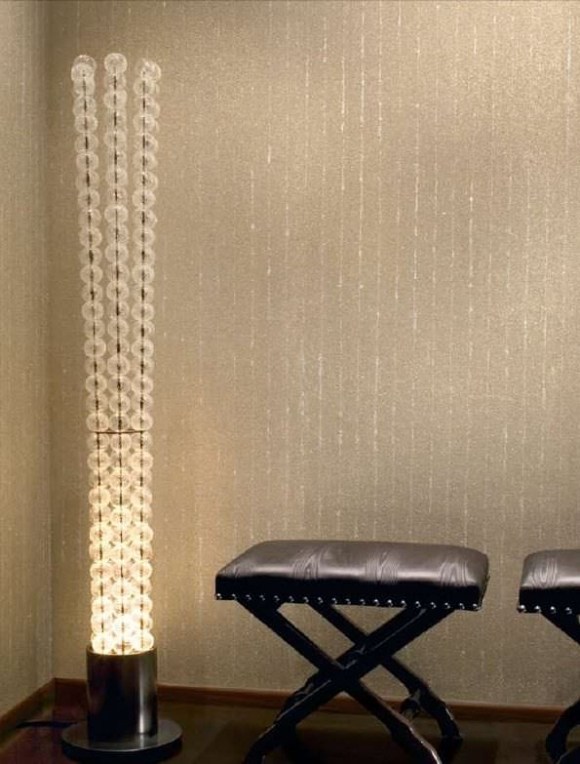 Pruhované tapety Ručne maľovaný dizajn-Obklady na stenu Obklad-Maya Romanoff