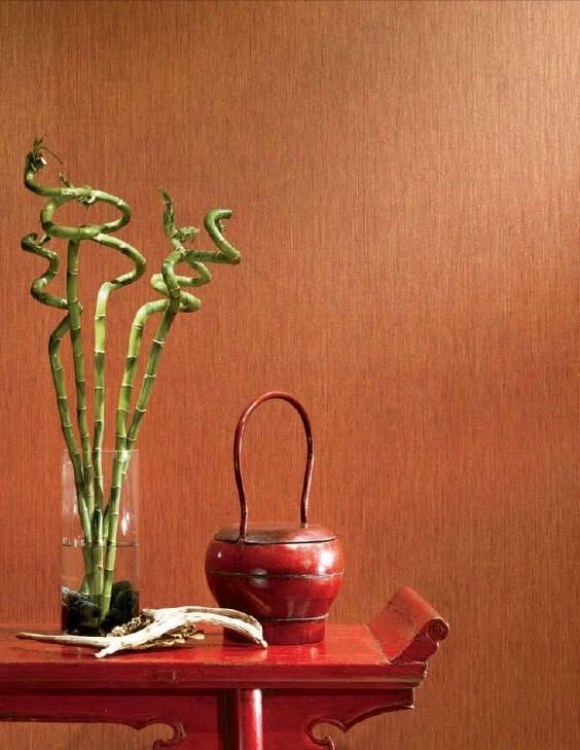 Vinylová tapeta s textúrou, oranžová-Luxusné tapety na stenu-Maya Romanoff