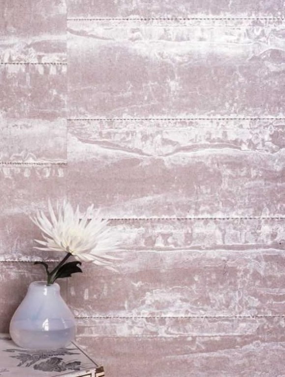 Ružovo biela jemná tapeta na stenu pokrývajúca nápady z imitácie kože-ružová