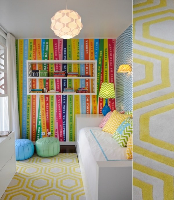 dizajn steny trendový dizajn interiéru tapeta viacfarebný dizajn