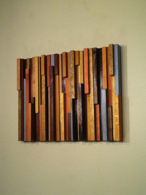 nápady na maľované maľované dekorácie z drevených obrazových lamiel, ktoré si môžete vyrobiť sami