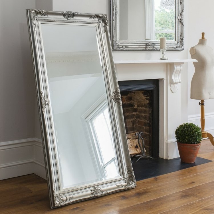 Nástenné zrkadlo barokový krb obývacia izba nápady na bývanie v anglickom štýle