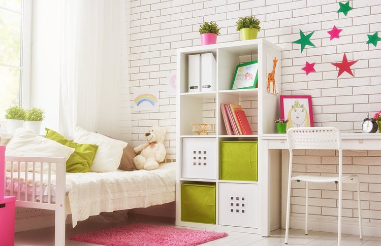 Samolepka na stenu hviezdy v detskej izbe Nástenné tetovanie do detskej izby, nápady na dekoráciu vo farbe hviezdy a dievčat