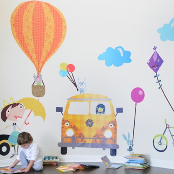 Samolepky na stenu do škôlky Nálepky na stenu