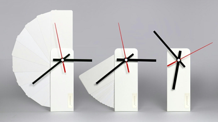 dizajn-nástenné hodiny-dekoratívne-akcent-neutrálne-biele-moderné-dekorácie