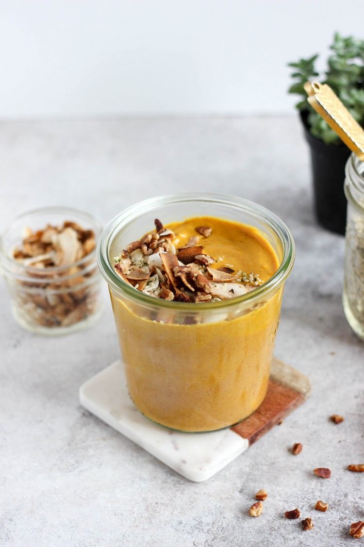 Ajurvédsky smoothie recept so sladkými zemiakmi