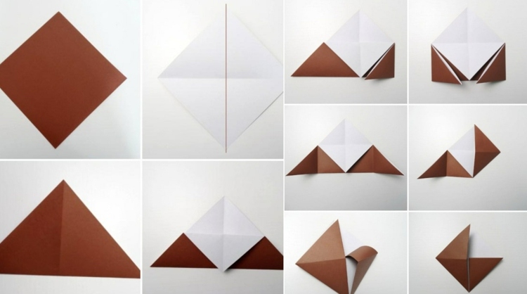 Návod na ručné práce na Veľkú noc pre deti od 3 rokov pre záložku origami