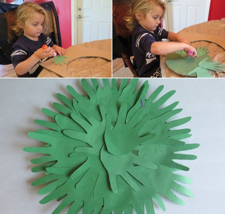 Vyrobte si odtlačky rúk sami a použite ich na výrobu adventného venca