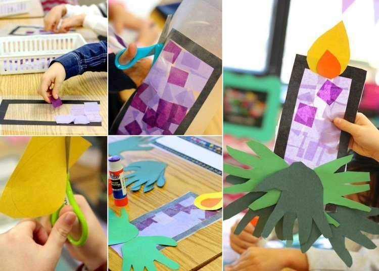 Vianočné ručné práce s deťmi na advent - vyrobte si vlastné ozdoby na okno pomocou pauzovacieho papiera