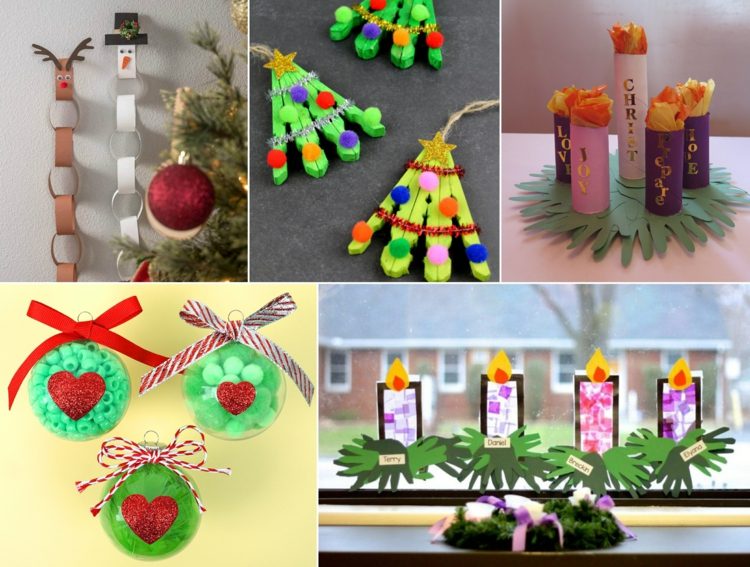 Vianočné ručné práce s deťmi na advent - vianočné ručné práce na napodobnenie