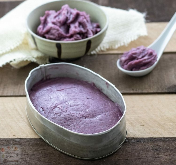 Ube Halaya ube root kuchár dezertný džem