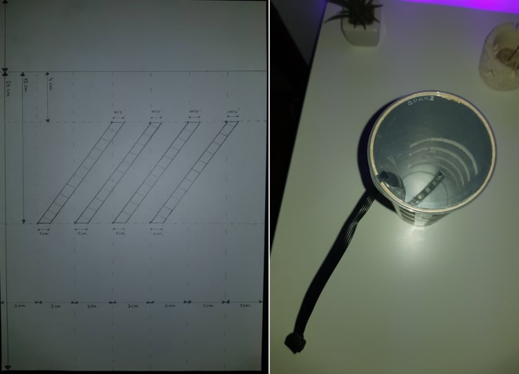 Kreatívny a jednoduchý nápad na recykláciu na osvetlenie bytu svetelnými pásmi LED