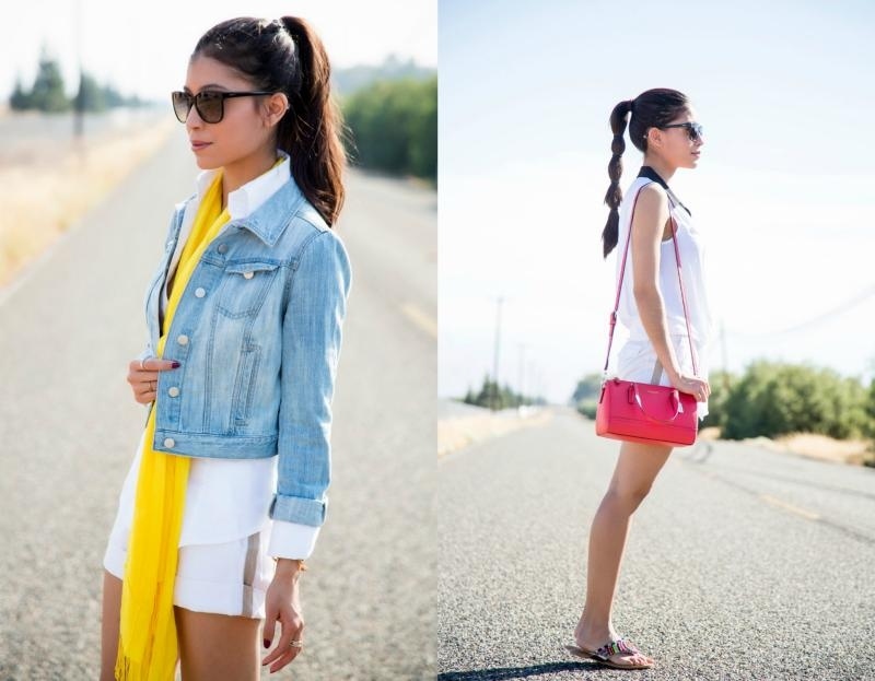 čo-na seba-dnes-žlto-červené-doplnky-bielo-letné oblečenie