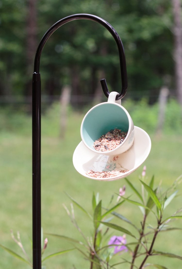 Staré nápady na recykláciu taniera - vtáčie semienko