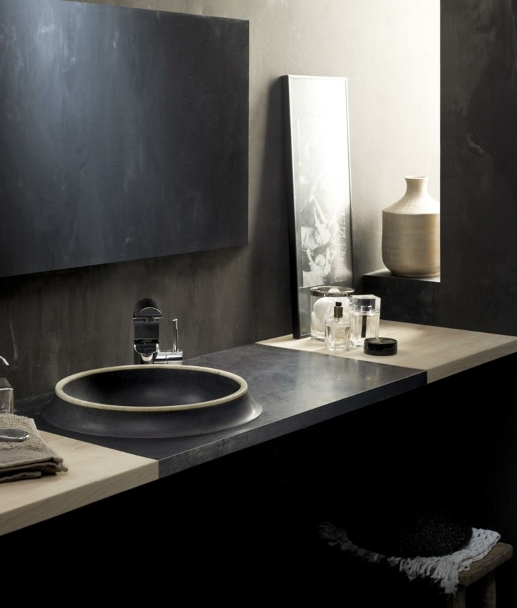 Umývadlo márnosť vstavané umývadlo drevo madlo