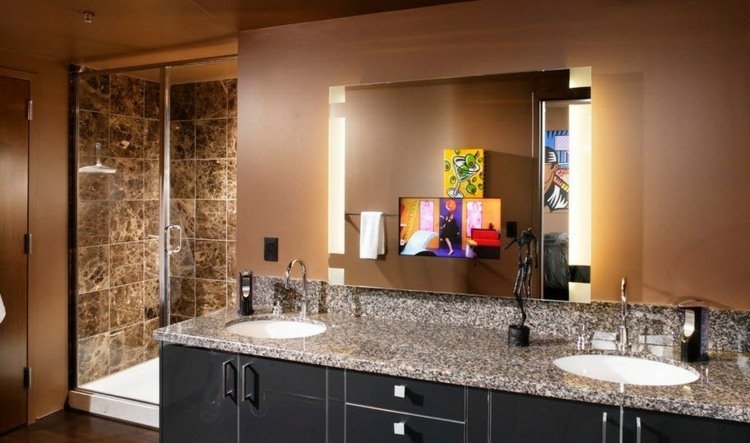 Integrované osvetlenie v kúpeľňovom zrkadle pre umývadlo zrkadlové osvetlenie kúpeľňová skrinka čierne sprchové kúty