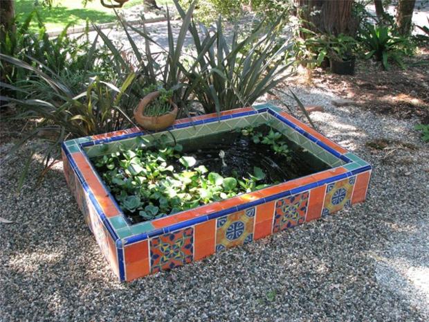 Kachľové exotické rastliny si vyberajú nápady na dizajn