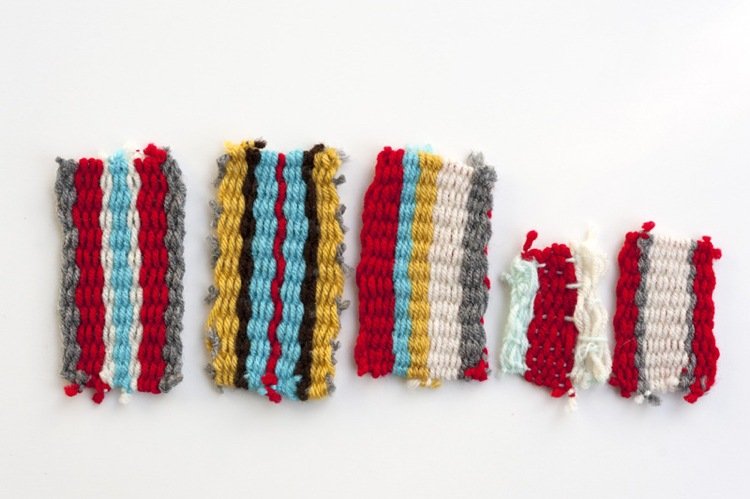 Tkanie na domácich kartónových stavoch tkanie-s-deťmi-návod-kartón-kartón-drotárstvo