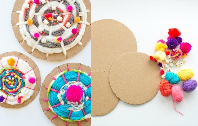 Tkanie v kruhu s deťmi - jednoduchý návod tkať-s-deťmi-robiť-kruhy-okrúhle-pokyny-sami