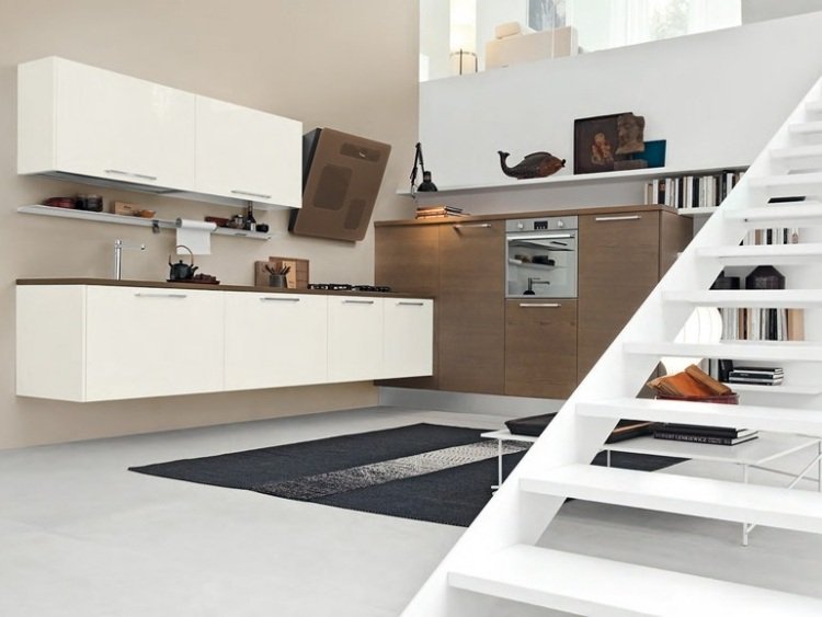 Biela kuchyňa-vo vysokom lesku-nástenná-nástenná-skriňa-s-úchytkami-PAMELA