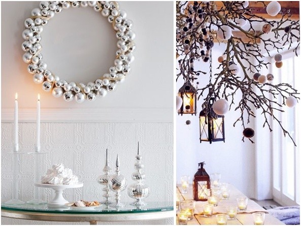 biele nápady na vianočné dekorácie strieborné prvky vianočný veniec biele-vianočné dekorácie-nápady-strieborné-prvky-vianočný veniec