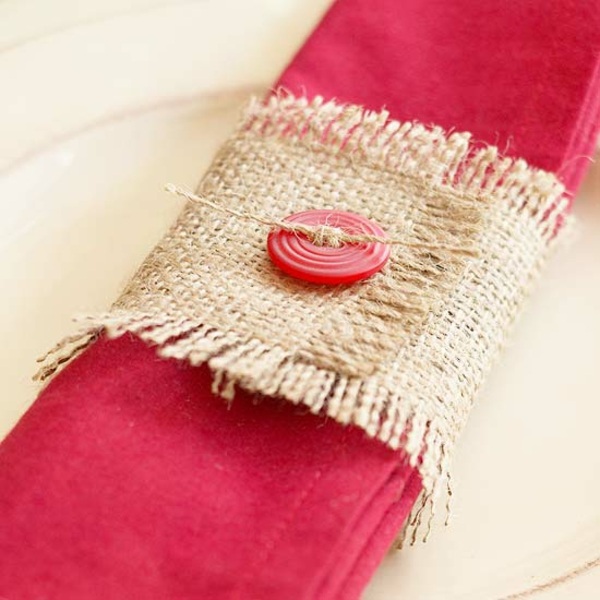 drotár bez šitia pekný nápad Vianoce Prsteň na obrúsky Tinker bez šitia pekný nápad