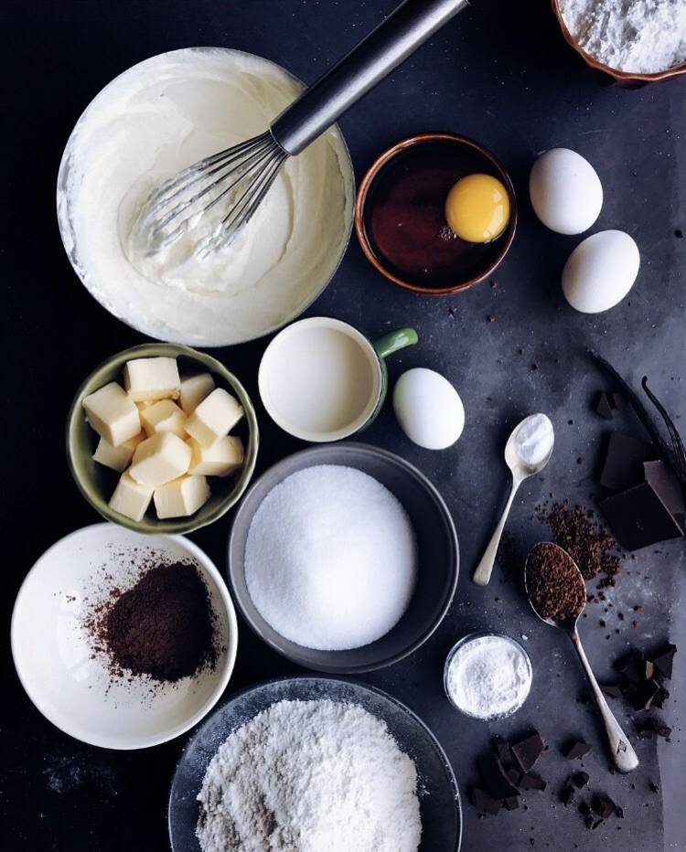 ingrediencie tiramisu ombre torta na vianoce