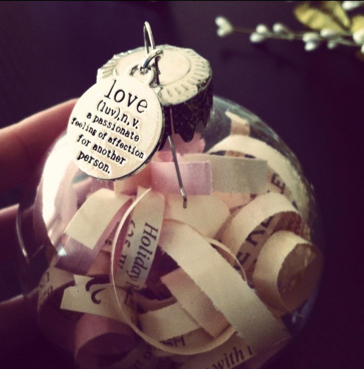 Vyrobte si a darujte vianočné gule sami vianočné remeslá-nápady-diy-vianočné gule-personalizácia-písanie poznámok