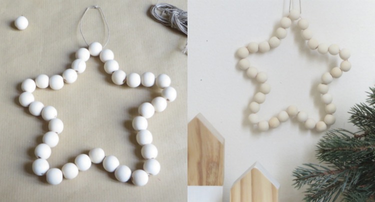 zavesiť hotovú hviezdu na vianočný stromček alebo inde vianočné remeslá-deti-drevené-korálky-hviezda-návod-vianočné stromčeky-vešiaky% cc% 88nger