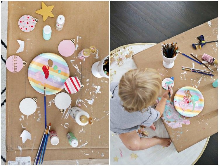 Tinker vianočný stromček z papiera s 2 -ročnými