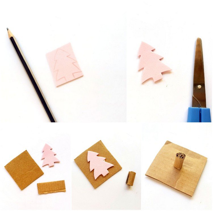 Tinker pečiatky ako vianočný darček pre batoľa