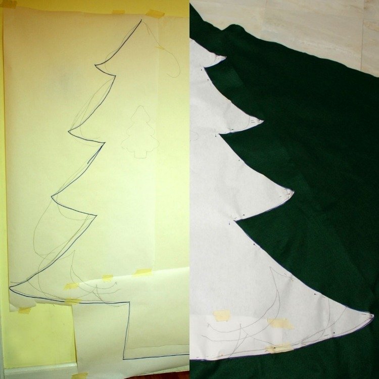 vianočný stromček-drotár-deti-alternatívne-pokyny-šablóna-látka-plsť-šablóna