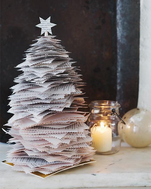 vianočný stromček drotár vinobranie kníh stránky rez nápad drotár vianočný stromček sám vinobranie stránky knihy vystrihnúť nápad