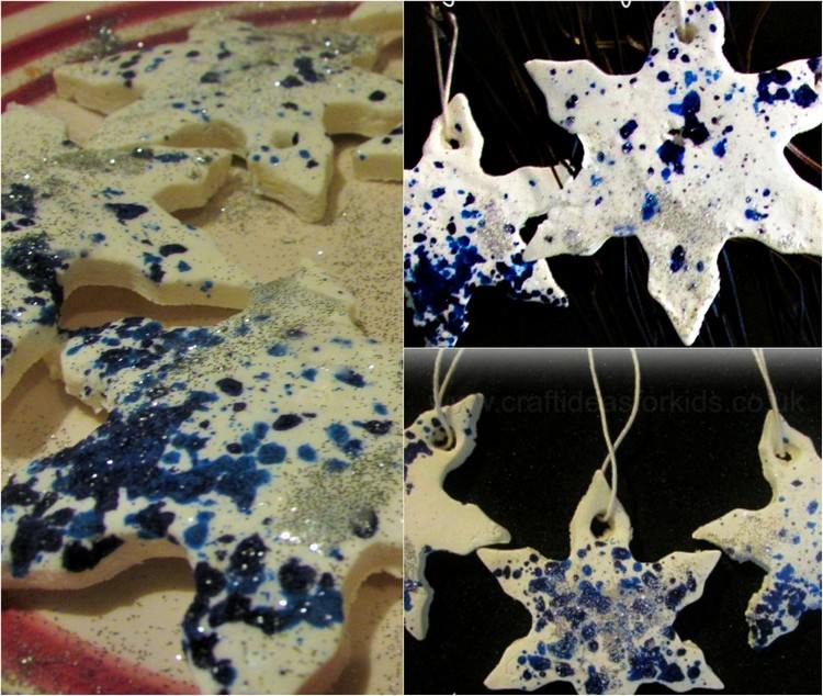 Roztavte drobenie z voskových ceruziek vianočné stromčeky-ozdoby-drotár-deti-soľ-cesto-vosk-tyčinka-posyp