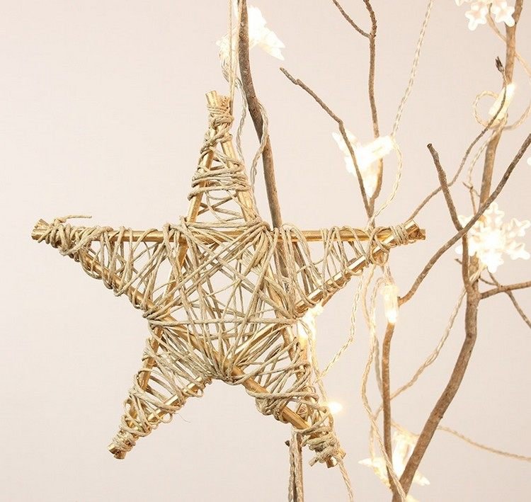 Urobte si hviezdu pre dekorácie vianočného stromčeka