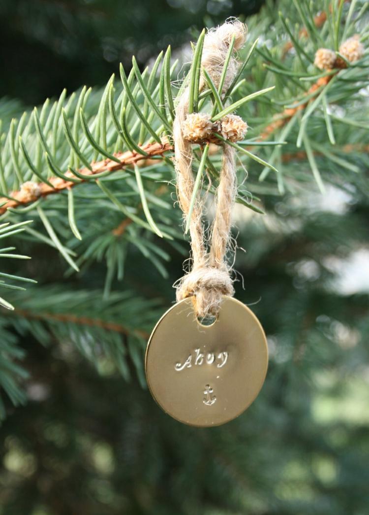 Tinker vianočné ozdoby s kovovými platňami vianočná dekorácia z kovového plechu gravírovanie nápadu dekorácie stromčeka