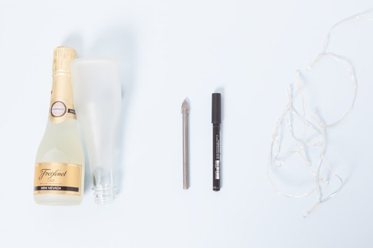 lampa na lampu šampanské víla svetlá vianočné ozdoby drotár na stôl