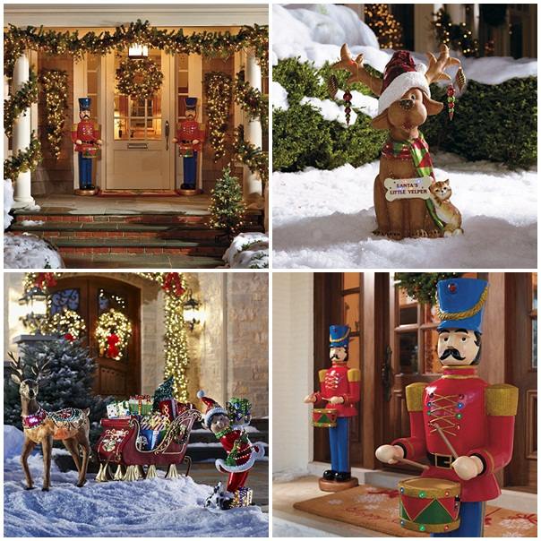 Nápad na darčeky na saniach-vianočná dekorácia vonku Sane-darčeky-nápad-vianočná dekorácia vonku