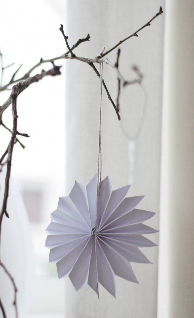 Zložte si papierové štítky sami vianočné dekorácie-okno-urob-si-papier-hviezda-vyrob si