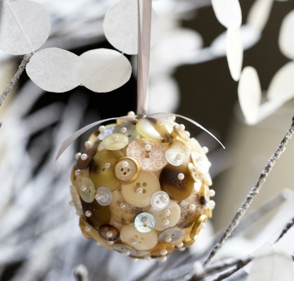 obnoviť nápady gombíkov na stromovej guli