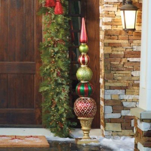 vianočné ozdoby v záhrade Nápady na vianočné dekorácie mimo ples