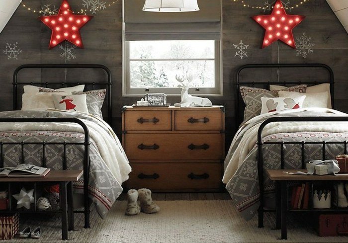 Slávnostné vianočné ozdoby - hviezdy osvetlené rozprávkovými svetlami Vianočné hviezdy osvetlili nápady na zimnú výzdobu Snow Maiden