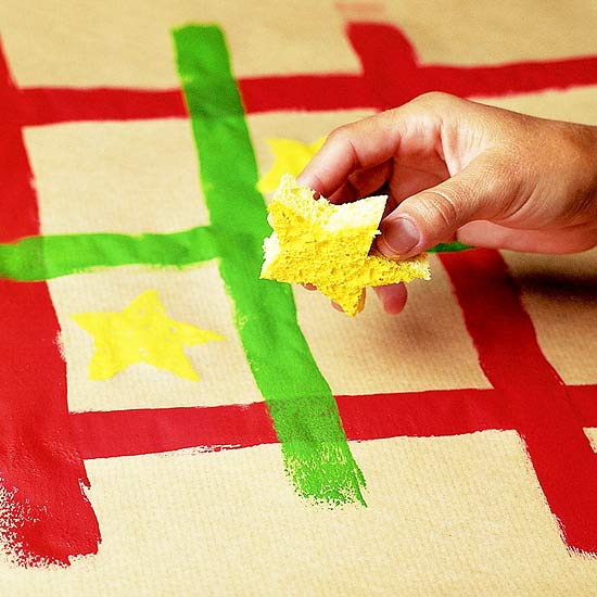 Vianoce s deťmi na výrobu baliaceho papiera na mieru Vianoce s drotárstvom vyrábajúcim baliaci papier na mieru