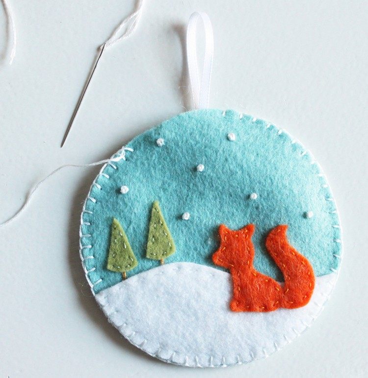 Šiť kruhy plsti dohromady Šitie vianočných ozdôb návod-šitie-plsť-kruhy-spolu