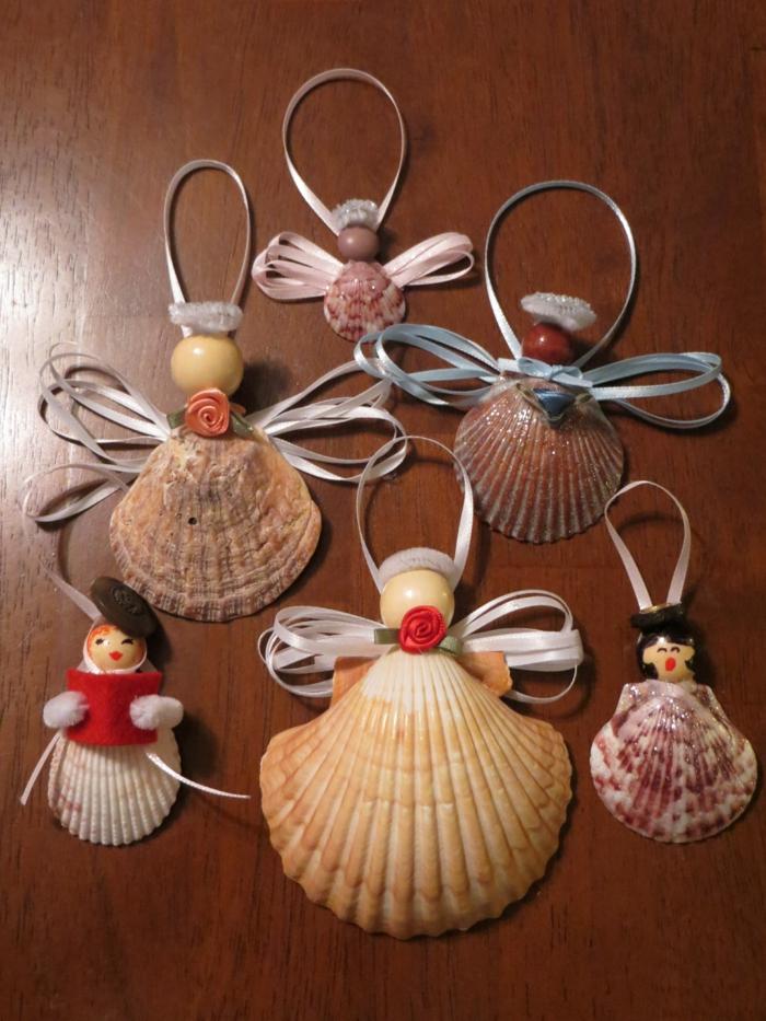 krásne lastúry mušlí ako remeselné výrobky pre anjelov Drotár véčko pre anjelov